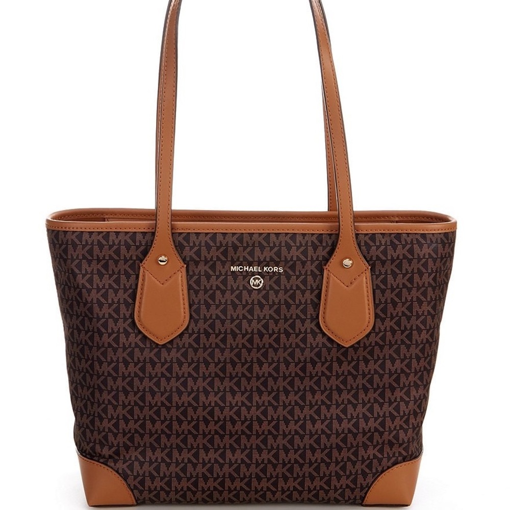Michael Kors
Eva Signature Logo Small Top Zipper Tote Bag